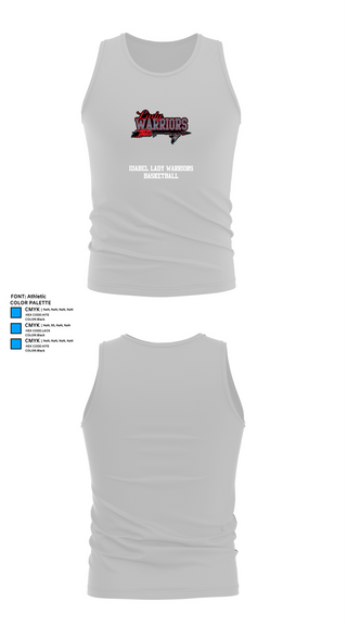 Tank Top, Idabel Lady Warriors Basketball, Women's Basketball, Teamtime, Team time, sublimation, custom sports apparel, team uniforms, spirit wear, spiritwear, sports uniforms, custom shirts, team store, custom team store, fundraiser sports, apparel fundraiser