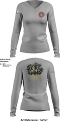 Sussex County Paramedics 80974460 Women's Long Sleeve V-neck Shirt - 200