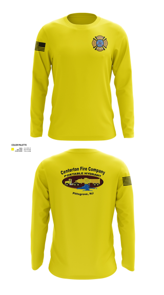 Long Sleeve Performance Shirt, Centerton fire company, Fire Department, Teamtime, Team time, sublimation, custom sports apparel, team uniforms, spirit wear, spiritwear, sports uniforms, custom shirts, team store, custom team store, fundraiser sports, apparel fundraiser