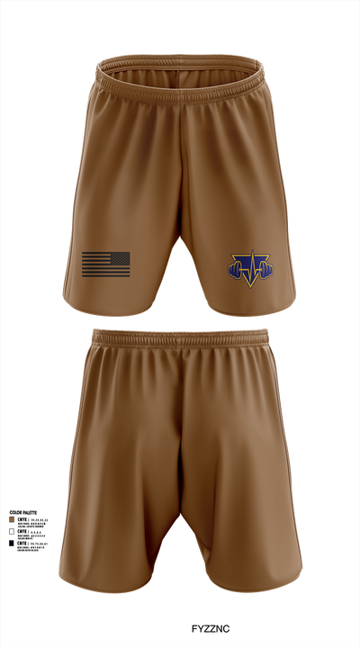 NJ State Police Athletic Shorts With Pockets - 1