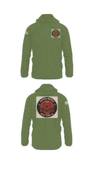 Windbreaker, 41 CEC-A, , Teamtime, Team time, sublimation, custom sports apparel, team uniforms, spirit wear, spiritwear, sports uniforms, custom shirts, team store, custom team store, fundraiser sports, apparel fundraiser