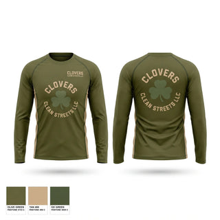 Long Sleeve Performance Shirt, Clovers Clean Streets LLC, , Teamtime, Team time, sublimation, custom sports apparel, team uniforms, spirit wear, spiritwear, sports uniforms, custom shirts, team store, custom team store, fundraiser sports, apparel fundraiser