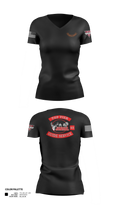 Old School Guide Service 17120753 Women's Short Sleeve V-neck Shirt - 21