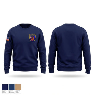 Crew Neck Sweatshirt, Clintwood Fire Department, Fire Department, Teamtime, Team time, sublimation, custom sports apparel, team uniforms, spirit wear, spiritwear, sports uniforms, custom shirts, team store, custom team store, fundraiser sports, apparel fundraiser