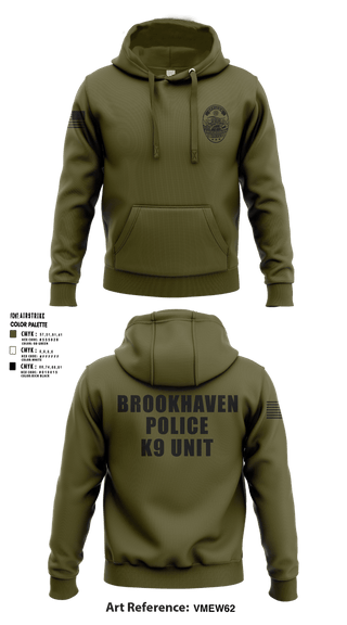 Hoodie, Brookhaven K9 Unit, Police, Teamtime, Team time, sublimation, custom sports apparel, team uniforms, spirit wear, spiritwear, sports uniforms, custom shirts, team store, custom team store, fundraiser sports, apparel fundraiser