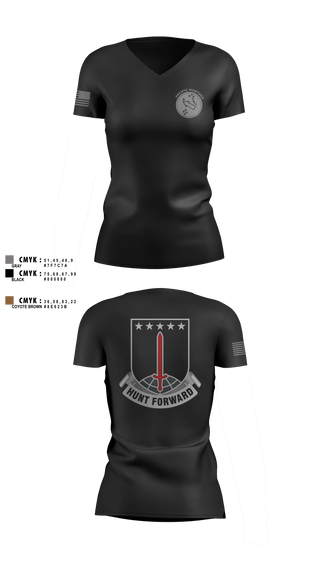 Womens Short Sleeve Vneck Shirt, 3MDTF, Army, Teamtime, Team time, sublimation, custom sports apparel, team uniforms, spirit wear, spiritwear, sports uniforms, custom shirts, team store, custom team store, fundraiser sports, apparel fundraiser