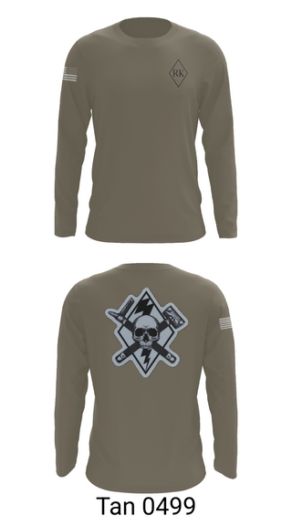 Long Sleeve Performance Shirt, 3rd Platoon Cco 2-37 AR, Army, Teamtime, Team time, sublimation, custom sports apparel, team uniforms, spirit wear, spiritwear, sports uniforms, custom shirts, team store, custom team store, fundraiser sports, apparel fundraiser