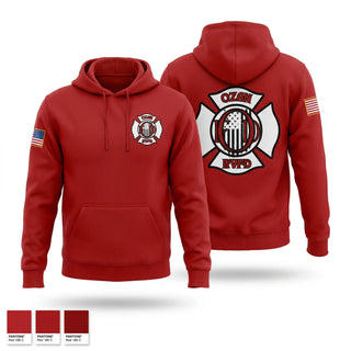 Hoodie, Ozan Rural Volunteer Fire Dept, Fire Department, Teamtime, Team time, sublimation, custom sports apparel, team uniforms, spirit wear, spiritwear, sports uniforms, custom shirts, team store, custom team store, fundraiser sports, apparel fundraiser