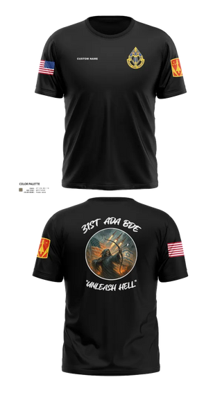 Short Sleeve Performance Shirt, HHB, 31st ADA BDE, , Teamtime, Team time, sublimation, custom sports apparel, team uniforms, spirit wear, spiritwear, sports uniforms, custom shirts, team store, custom team store, fundraiser sports, apparel fundraiser