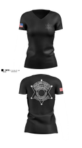 RCSD Women's Short Sleeve V-neck Shirt - 3