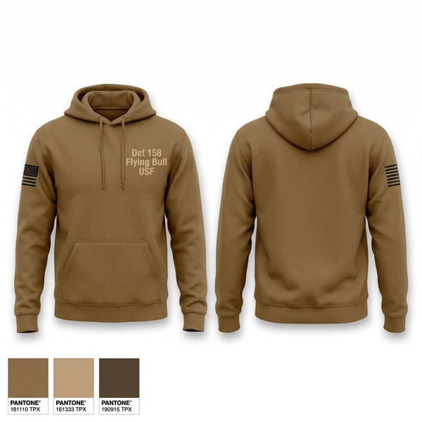 Hoodie, Det 158 Flying Bull USF, Air Force, Teamtime, Team time, sublimation, custom sports apparel, team uniforms, spirit wear, spiritwear, sports uniforms, custom shirts, team store, custom team store, fundraiser sports, apparel fundraiser