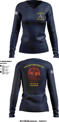 PNW CHIEFS 6578878 Women's Long Sleeve V-neck Shirt - 2 (1)