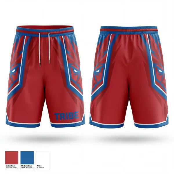 Athletic Shorts With Pockets, Tribe, Baseball, Teamtime, Team time, sublimation, custom sports apparel, team uniforms, spirit wear, spiritwear, sports uniforms, custom shirts, team store, custom team store, fundraiser sports, apparel fundraiser