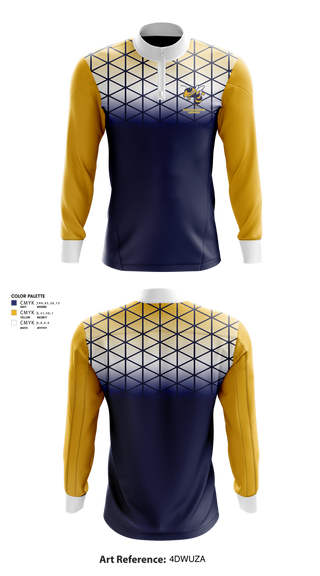 Quarter Zip Jacket, Wynne Yellowjackets, Men's Basketball, Teamtime, Team time, sublimation, custom sports apparel, team uniforms, spirit wear, spiritwear, sports uniforms, custom shirts, team store, custom team store, fundraiser sports, apparel fundraiser