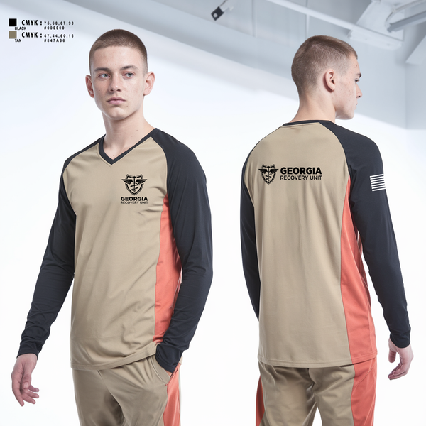 Long Sleeve Performance Shirt, Georgia Recovery Unit, , Teamtime, Team time, sublimation, custom sports apparel, team uniforms, spirit wear, spiritwear, sports uniforms, custom shirts, team store, custom team store, fundraiser sports, apparel fundraiser