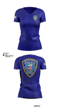 Port Authority Police 67694439 Women's Short Sleeve V-neck Shirt - 101
