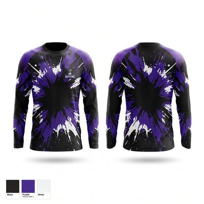 Lady Ravens Long Sleeve Performance Shirt - 1