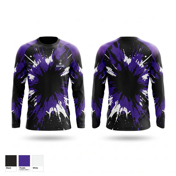 Long Sleeve Performance Shirt, Lady Ravens, Women's Soccer, Teamtime, Team time, sublimation, custom sports apparel, team uniforms, spirit wear, spiritwear, sports uniforms, custom shirts, team store, custom team store, fundraiser sports, apparel fundraiser
