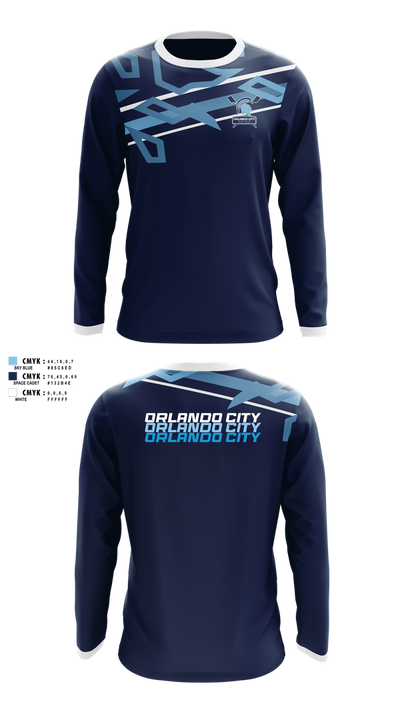 Orlando City Boat Club 28129531 Long Sleeve Performance Shirt 100