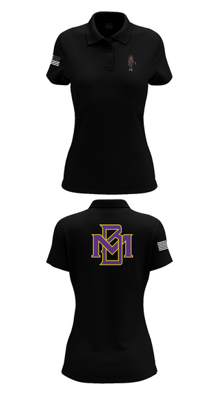 Womens Short Sleeve Performance Polo, Mo Better Jaguars, Track & Field, Teamtime, Team time, sublimation, custom sports apparel, team uniforms, spirit wear, spiritwear, sports uniforms, custom shirts, team store, custom team store, fundraiser sports, apparel fundraiser