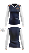 Sunrise Senior Living 15737437 Women's Long Sleeve V-neck Shirt - 21
