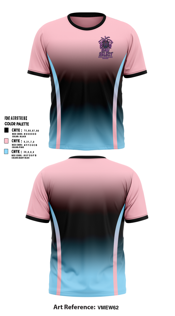 Short Sleeve Performance Shirt, BAU SELECT, Men's Basketball, Teamtime, Team time, sublimation, custom sports apparel, team uniforms, spirit wear, spiritwear, sports uniforms, custom shirts, team store, custom team store, fundraiser sports, apparel fundraiser