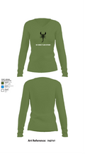 612 Combat Plans Division 33467632 Women's Long Sleeve V-neck Shirt - 42