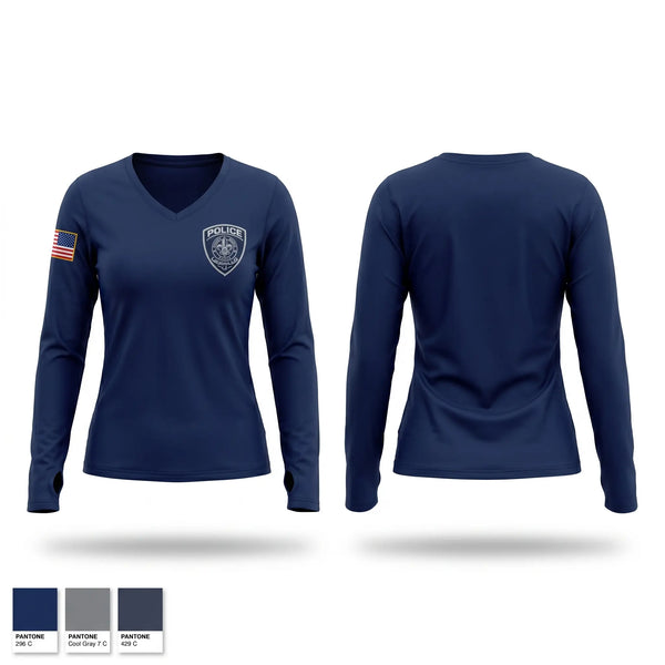 Leesville Police Department Old School Cotton Feel Shirt - 1