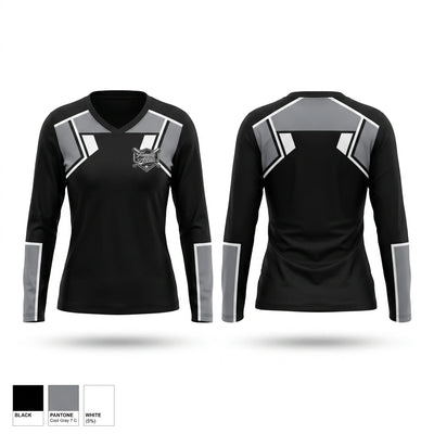 Family affair Women's Long Sleeve V-neck Shirt - 1