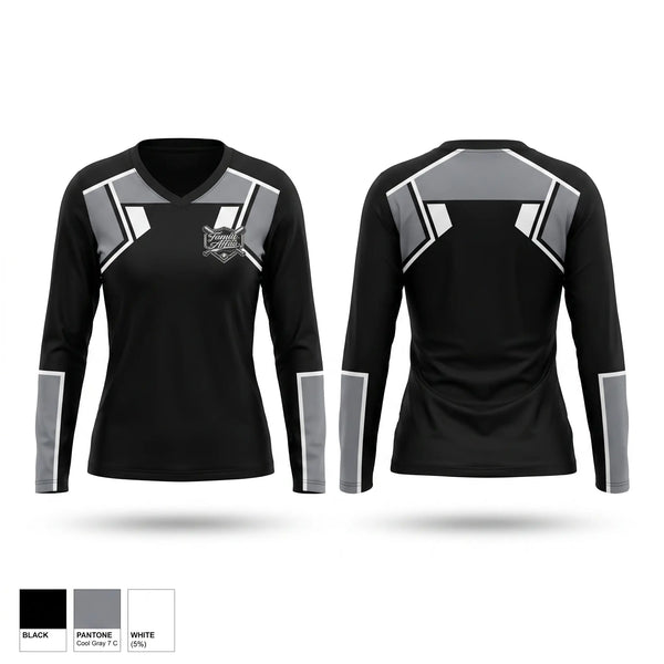 Womens Long Sleeve Vneck Shirt, Family affair, Softball, Teamtime, Team time, sublimation, custom sports apparel, team uniforms, spirit wear, spiritwear, sports uniforms, custom shirts, team store, custom team store, fundraiser sports, apparel fundraiser