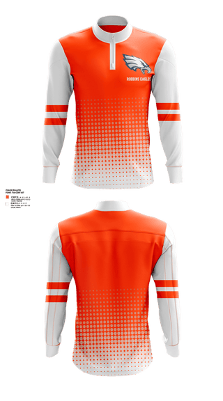 Quarter Zip Jacket, Robbins Eagles, , Teamtime, Team time, sublimation, custom sports apparel, team uniforms, spirit wear, spiritwear, sports uniforms, custom shirts, team store, custom team store, fundraiser sports, apparel fundraiser