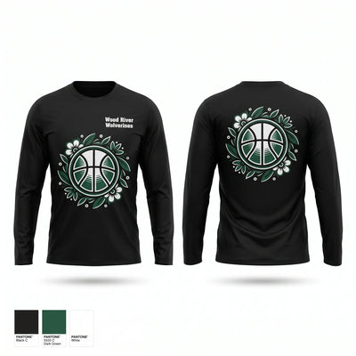 Wood River Wolverines Long Sleeve Performance Shirt - 2