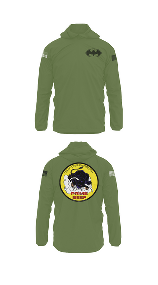 Windbreaker, 185th CES, Navy, Teamtime, Team time, sublimation, custom sports apparel, team uniforms, spirit wear, spiritwear, sports uniforms, custom shirts, team store, custom team store, fundraiser sports, apparel fundraiser