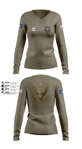 2nd Area Command (LASG) 22511039 Women's Long Sleeve V-neck Shirt - 3