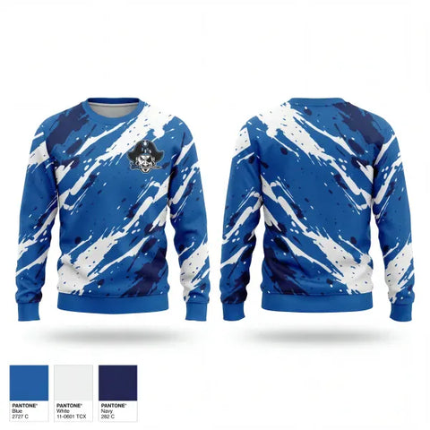 Crew Neck Sweatshirt, Burrell, Baseball, Teamtime, Team time, sublimation, custom sports apparel, team uniforms, spirit wear, spiritwear, sports uniforms, custom shirts, team store, custom team store, fundraiser sports, apparel fundraiser