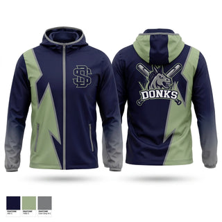 Windbreaker, Swamp Donks, Baseball, Teamtime, Team time, sublimation, custom sports apparel, team uniforms, spirit wear, spiritwear, sports uniforms, custom shirts, team store, custom team store, fundraiser sports, apparel fundraiser