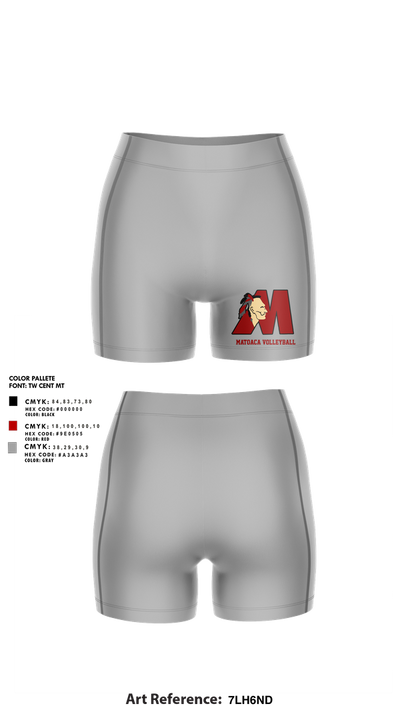 Matoaca High School Volleyball 72372145 Women's Shorts - 4