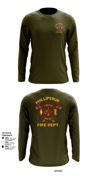 Long Sleeve Performance Shirt, PHILLIPSBURG FIRE DEPARTMENT, , Teamtime, Team time, sublimation, custom sports apparel, team uniforms, spirit wear, spiritwear, sports uniforms, custom shirts, team store, custom team store, fundraiser sports, apparel fundraiser