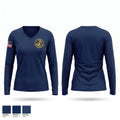 NMOTC ASTC Women's Long Sleeve V-neck Shirt - 1