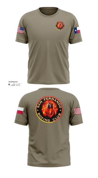 Old School Cotton Feel Shirt, San Fernando Boxing Club, Spirit Store, Teamtime, Team time, sublimation, custom sports apparel, team uniforms, spirit wear, spiritwear, sports uniforms, custom shirts, team store, custom team store, fundraiser sports, apparel fundraiser