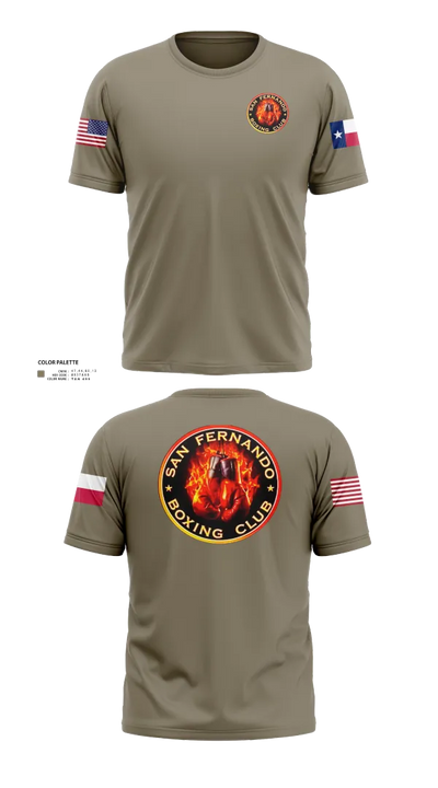 San Fernando Boxing Club 92427997 Old School Cotton Feel Shirt - 52
