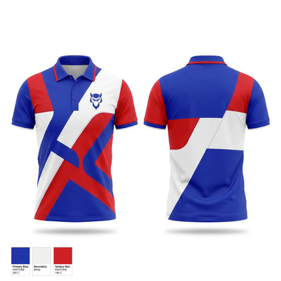 Blue Devils Short Sleeve Performance Polo - 1