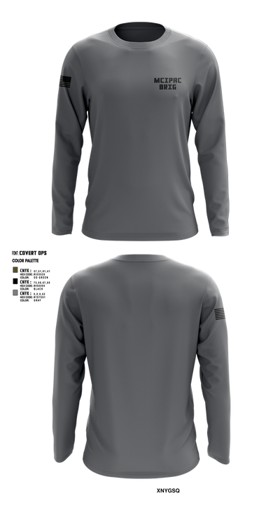 MCIPAC Brig 46900733 Long Sleeve Performance Shirt 2