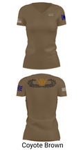 KISARAZU COMBAT TRAINING UNIT Women's Short Sleeve V-neck Shirt - 8