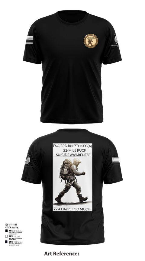 Short Sleeve Performance Shirt, FSC, 3RD BN, 7TH SFG(A), Army, Teamtime, Team time, sublimation, custom sports apparel, team uniforms, spirit wear, spiritwear, sports uniforms, custom shirts, team store, custom team store, fundraiser sports, apparel fundraiser