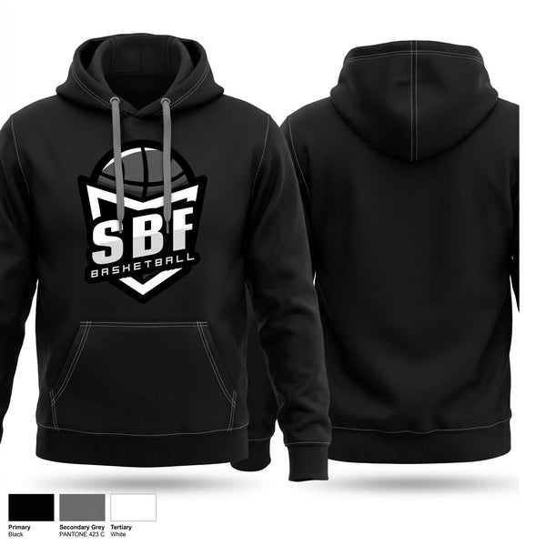 Hoodie, SBF, Men's Basketball, Teamtime, Team time, sublimation, custom sports apparel, team uniforms, spirit wear, spiritwear, sports uniforms, custom shirts, team store, custom team store, fundraiser sports, apparel fundraiser