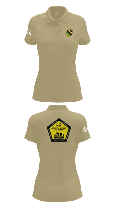 1st Cav 3CR 22311703 Women's Short Sleeve Performance Polo  - 95