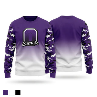 Crew Neck Sweatshirt, Oakwood Comets, , Teamtime, Team time, sublimation, custom sports apparel, team uniforms, spirit wear, spiritwear, sports uniforms, custom shirts, team store, custom team store, fundraiser sports, apparel fundraiser