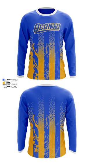 Long Sleeve Performance Shirt, Oconto Baseball, Baseball, Teamtime, Team time, sublimation, custom sports apparel, team uniforms, spirit wear, spiritwear, sports uniforms, custom shirts, team store, custom team store, fundraiser sports, apparel fundraiser