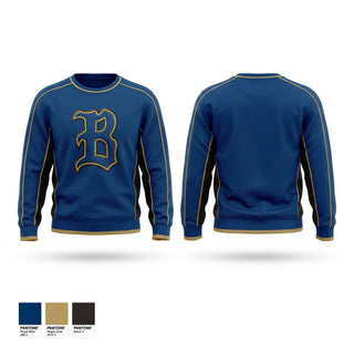 Crew Neck Sweatshirt, Braham Bombers, Baseball, Teamtime, Team time, sublimation, custom sports apparel, team uniforms, spirit wear, spiritwear, sports uniforms, custom shirts, team store, custom team store, fundraiser sports, apparel fundraiser